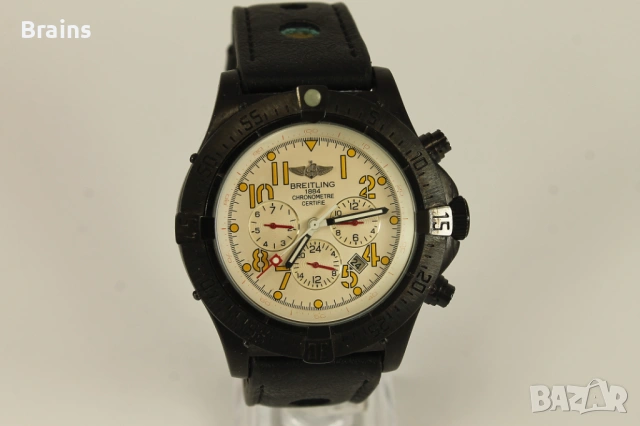 НОВ Мъжки Хронограф BREITLING Chronometre Automatic, снимка 2 - Мъжки - 54180921