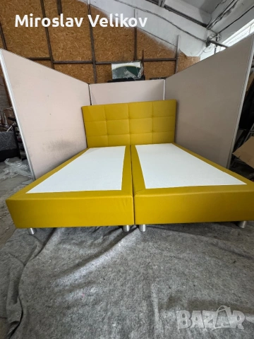 Спалня 180/200 с матрак и топ матрак в перфектно състояние без забележки  , снимка 2 - Спални и легла - 54145173