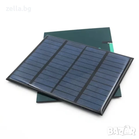 Мини соларен фотоволтаичен панел 12V 1.5W – Компактни фотоволтаични клетки 115x85 мм за DIY 10027, снимка 5 - Друга електроника - 54656008