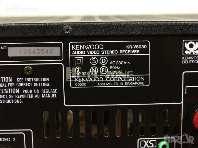 Ресивър   Kenwood kr-v6030, снимка 9 - Ресийвъри, усилватели, смесителни пултове - 54778368