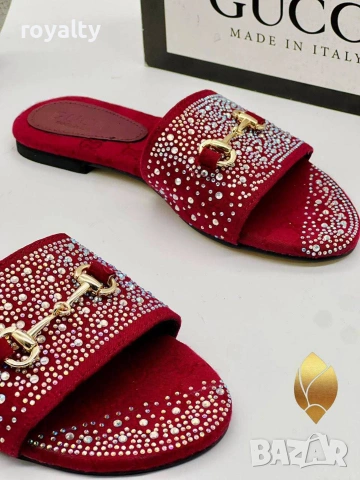Gucci Нови Дамски Чехли Различни Цветове Гучи , снимка 10 - Чехли - 55152592