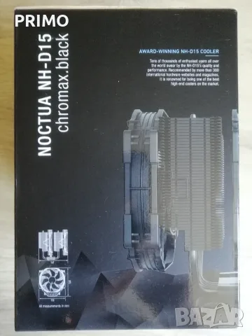 Процесорен охладител Noctua NH-D15 chromax.black (Запечатан), снимка 4 - Други - 55474307