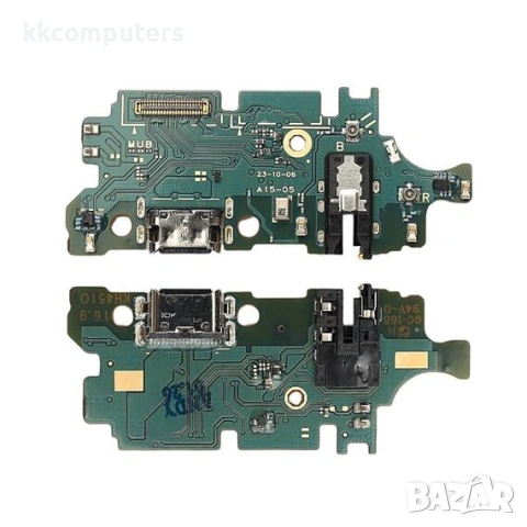 Конектор зареждане за SAMSUNG A155 Galaxy A15 на платка с микрофон и компоненти Original