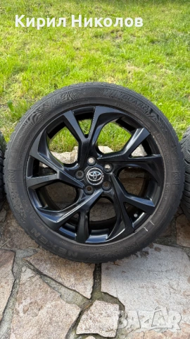 Оригинални 18" джанти Toyota CH-R (18x7J ET50 5x114.3) + зимни гуми NEXEN 225/50R18 99H, снимка 5 - Гуми и джанти - 54902055