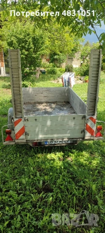 ремарке Auwaerter Paul, тип AP 1,2 отворено с рампи., снимка 4 - Ремаркета - 54661401
