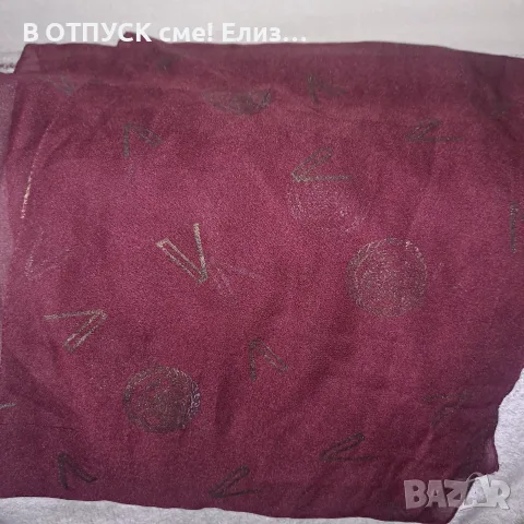 Шал тип копринена материя щампа Версаче винтидж, снимка 4 - Шалове - 55327498