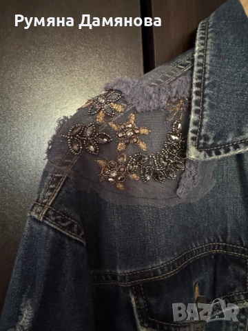 Дънково яке Zara, снимка 3 - Якета - 54708966