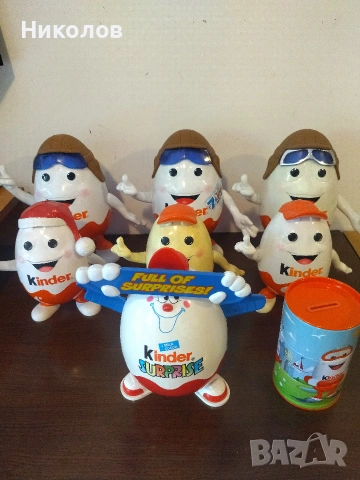 Продавам лот колекция KINDER играчки-пластмасови и плюшени