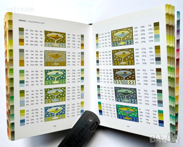 Color Index 2: Over 1500 New Color Combinations Визуален каталог Графичен Дизаин Теория на Цветовете, снимка 9 - Специализирана литература - 55208070
