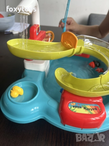 Мивка с водна пързалка, въдички и рибки - синя, снимка 9 - Други - 55071132