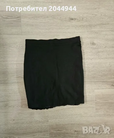 Къса драпирана пола H&M, снимка 3 - Поли - 55337442