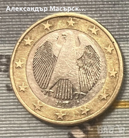 🇩🇪 Германия 1 Евро, 2002 г.
