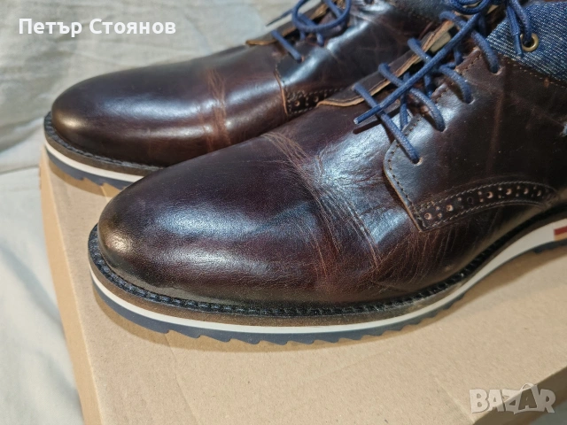 Стилни мъжки кларкове от естествена кожа OLIVER JACOB №44, снимка 3 - Мъжки боти - 54217908