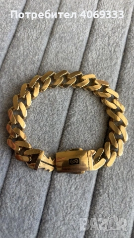 Златна гривна Монако 22.1 гр 14 карата