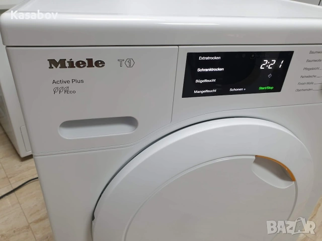 Сушилня Miele T1 Active Plus Eco - Термопомпа - Подсветка -12м Гаранция Миеле, снимка 2 - Сушилни - 55019123