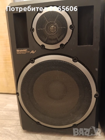 Тонколони sharp cp-x100 vintage, снимка 3 - Тонколони - 54808817