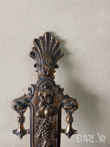 Чифт два аплика за стена арт деко, снимка 2 - Лампи за стена - 54192466