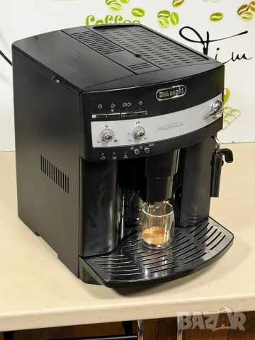 Кафемашина кафе автомат delonghi magnifica с гаранция, снимка 3 - Кафемашини - 55325410