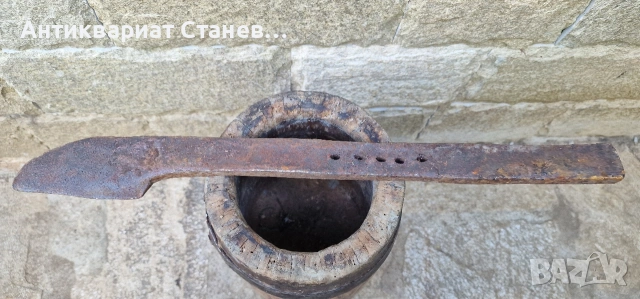 ⚒️🪵 АВТЕНТИЧНА БЪЛГАРСКА ЧУТОРА С ОРИГИНАЛНО ЧЕРЯСЛО ОТ ГАБРОВСКИЯ БАЛКАН 🪵⚒️, снимка 5 - Други ценни предмети - 55193466