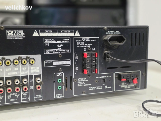 🚀🔥🇯🇵 ЯПОНСКО СТЕРЕО ЧУДОВИЩЕ! Продавам Ресийвър Kenwood KR-V8020 – 11.5 кг Чист Мускул! 🔥🇯🇵🚀, снимка 9 - Ресийвъри, усилватели, смесителни пултове - 55006207