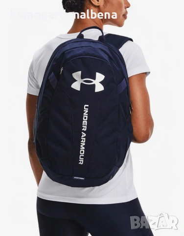 Under Armour Hustle Lite Backpack Navy — Унисекс раница Тъмносиньо, снимка 6 - Раници - 54529725