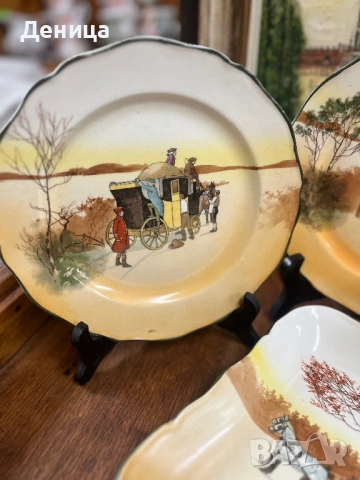 Красиви чинии Royal Doulton, снимка 5 - Чинии - 54797152