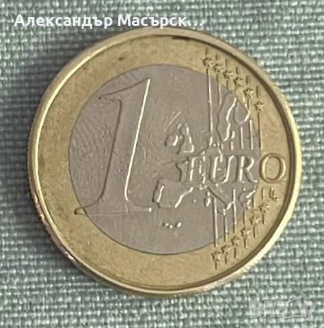 🇮🇪 Ирландия 1 Евро, 2002 г. • Келтска арфа, снимка 2 - Нумизматика и бонистика - 54700021