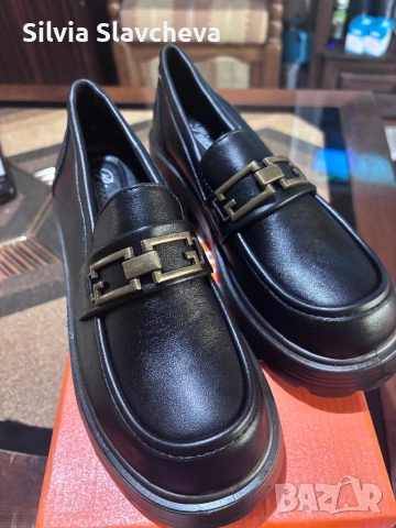 НОВИ-обувки еко кожа, снимка 2 - Дамски ежедневни обувки - 54245613