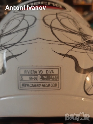 Каска за мотор Caberg Riviera V3 Diva Jethelm , снимка 6 - Спортна екипировка - 54362070