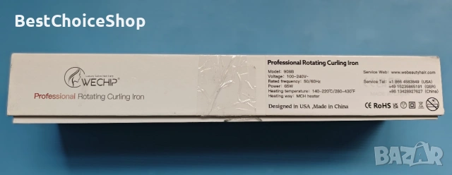 Въртяща се автоматична маша на 360°, WeChip с LED дисплей за къдрене​, снимка 6 - Маши за коса - 54103925