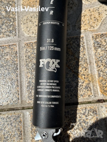 Колче fox ,оптегач Shimano deore XT, снимка 2 - Части за велосипеди - 54762611