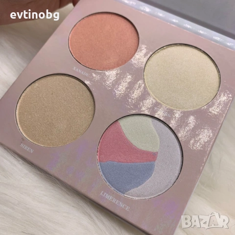 Палитра хайлайтъри с огледалце, снимка 4 - Други - 54099872