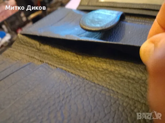 Дамско портмоне черно ново естествена кожа 155 х 95 мм #34, снимка 7 - Портфейли, портмонета - 55307650