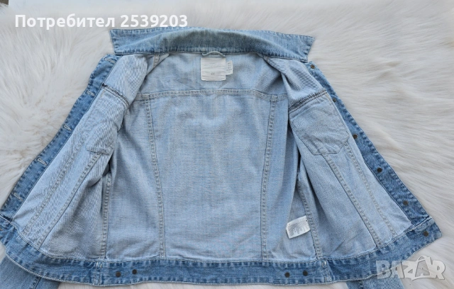Дънково яке H&M размер ХЛ , снимка 8 - Якета - 54011174