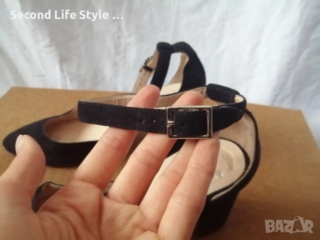 Manfield № 39 дамски елегантни обувки сандали на ток , снимка 10 - Дамски обувки на ток - 54096594