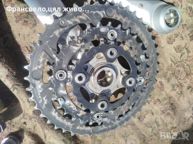 Курбел със средно движение за велосипед колело Shimano , снимка 5 - Части за велосипеди - 54185929