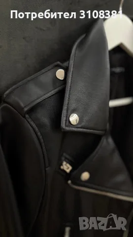 Кожено яке от Zara, снимка 5 - Якета - 55663066