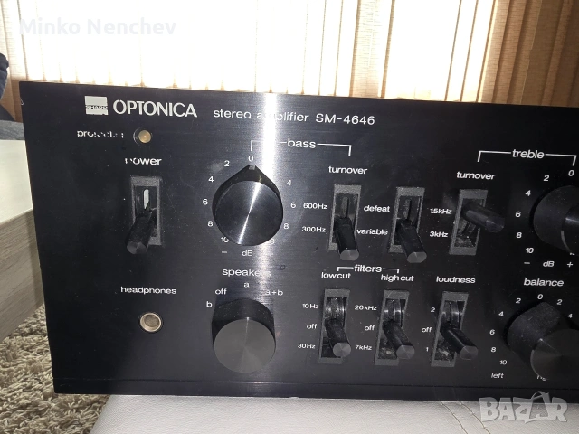 Аудиофилско бижу: Optonica SM-4646 – Тройно захранване, Клас А предусилвател! Безупречен!, снимка 2 - Тонколони - 50513857
