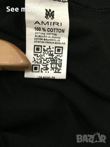 AMIRI мъжка тениска S, снимка 5 - Тениски - 54181950
