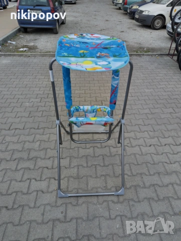 MONI Градинска люлка със сенник FUNNY син, снимка 5 - Други - 54646056