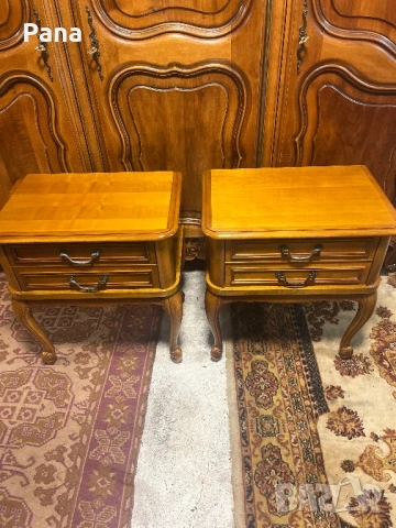 Старинни нощни шкафчета , снимка 2 - Скринове - 54497824