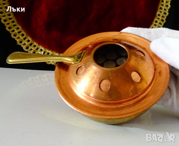 Немски меден спиртник,котлон. , снимка 3 - Газови котлони - 55102815