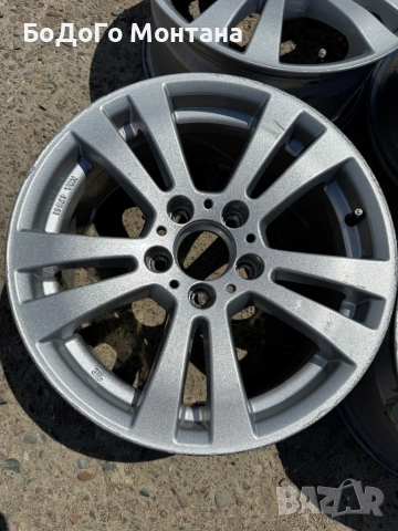 Алуминиеви джанти Мерцедес / Mercedes 16” / C-class / Ц-класа / C220 / C200 / C180, снимка 4 - Гуми и джанти - 54924957