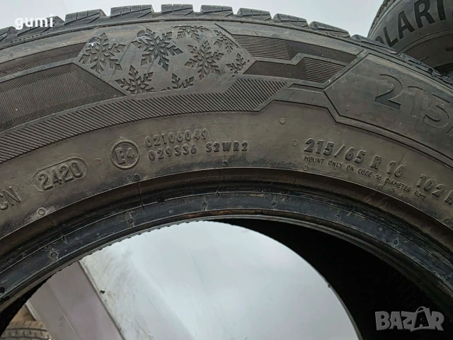4бр зимни гуми 215/65/16 BARUM L05765 , снимка 6 - Гуми и джанти - 54689647