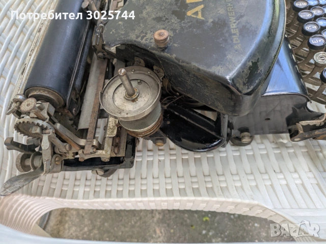 Ретро пишеща машина Adler Mod 7 от 1921 г., снимка 5 - Антикварни и старинни предмети - 54902072