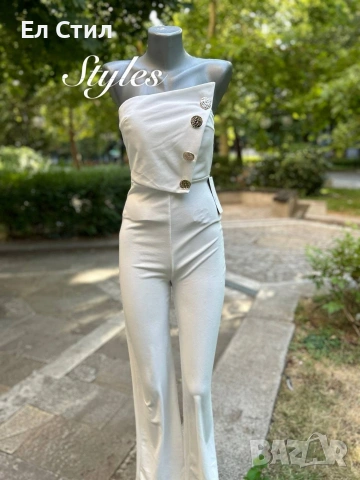 💎Елегантен дамски гащеризон Универсален размер ХС С М, снимка 2 - Гащеризони - 54055632