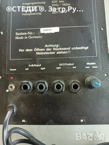 Усилвателен модул за активен субуфер EuroSound AV1 (40W RMS), снимка 3 - Ресийвъри, усилватели, смесителни пултове - 54914057