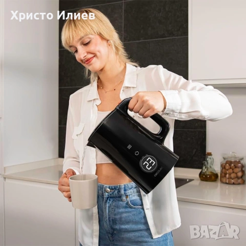 Електрическа кана Cecotec Thermosense 600 Touch Neo 1.7 л сензорен екран 2200 W, снимка 6 - Кани - 54427178