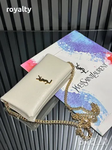Yves Saint Laurent Нова Дамска Кожена Чанта Различни Цветове YSL, снимка 5 - Чанти - 55338970