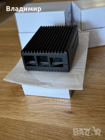 Пасивна алуминиева лята алуминиева кутия за Raspberry Pi 4(Rpi4)
